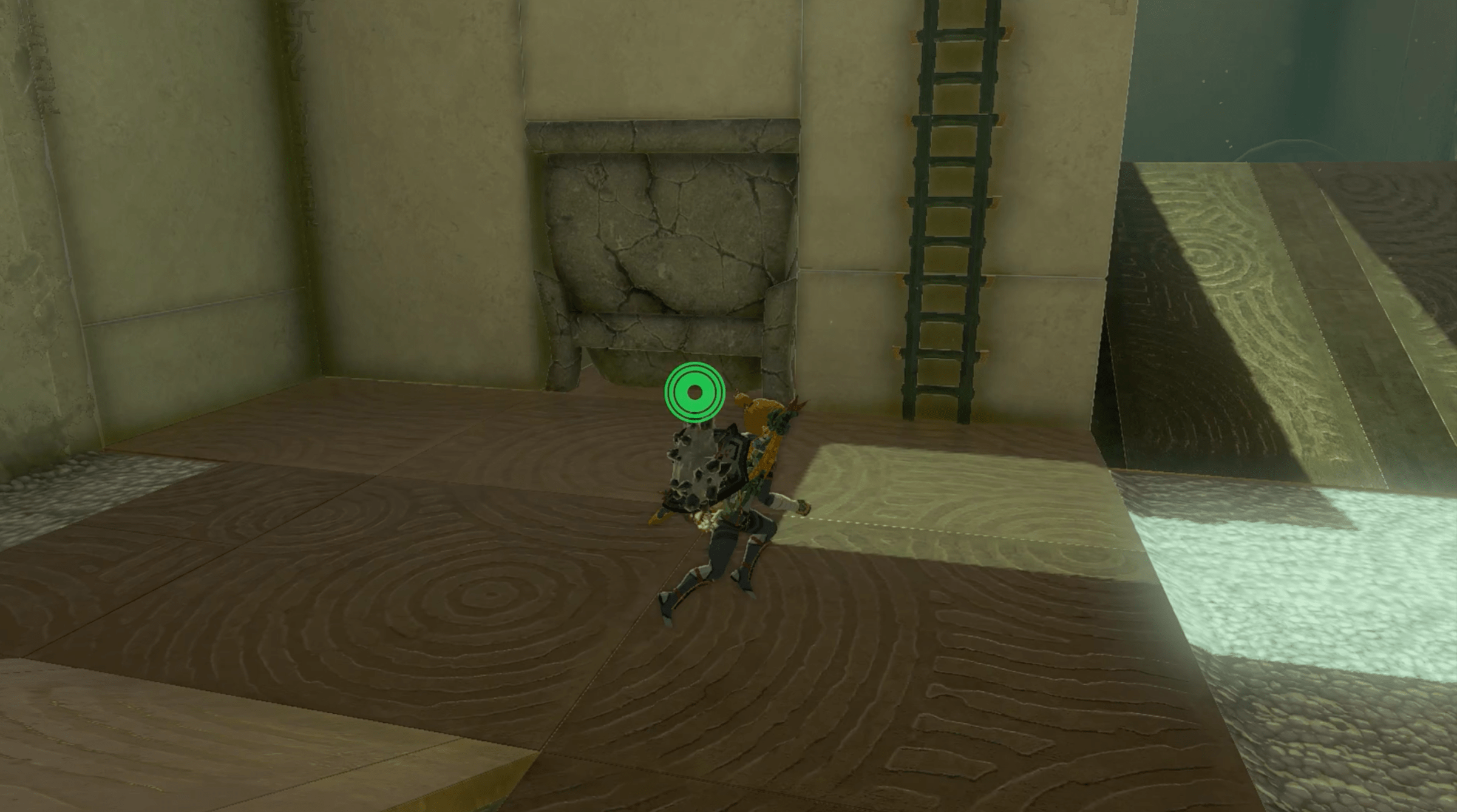 An image of a rock hiding a hidden chest in The Legend of Zelda: Tears of the Kingdom.