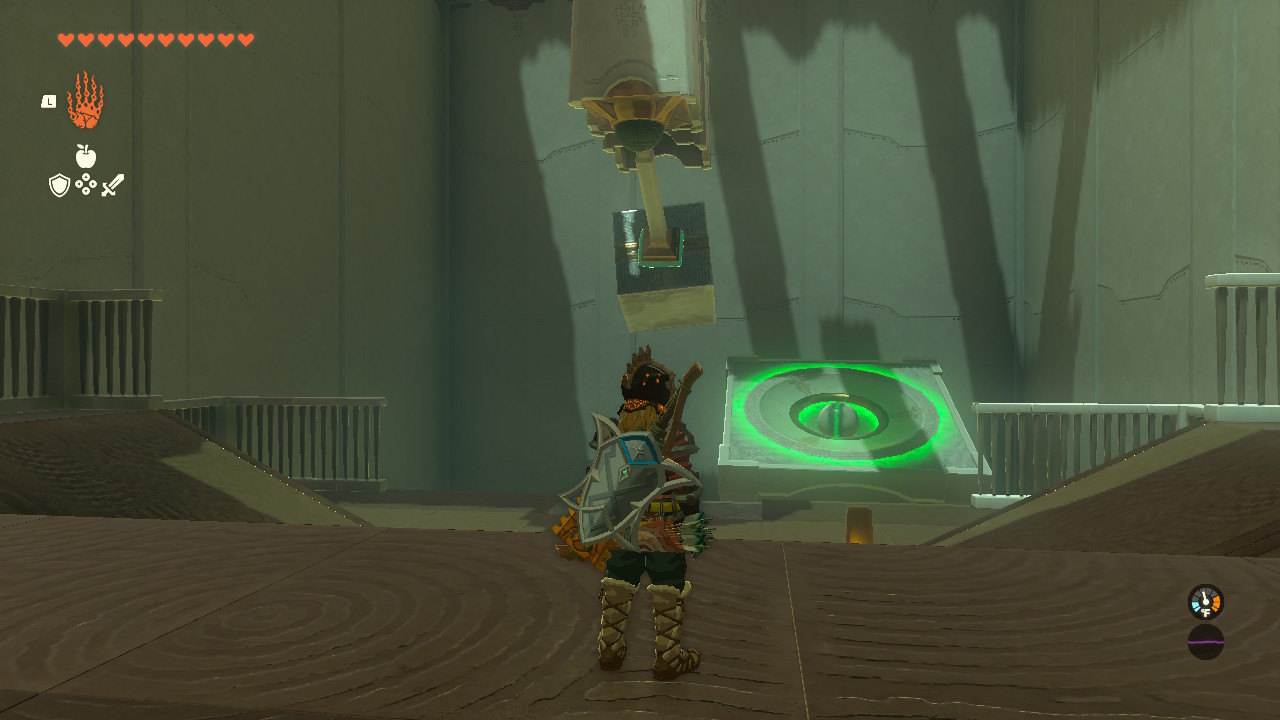 A ball in the target in Kamatukis Shrine