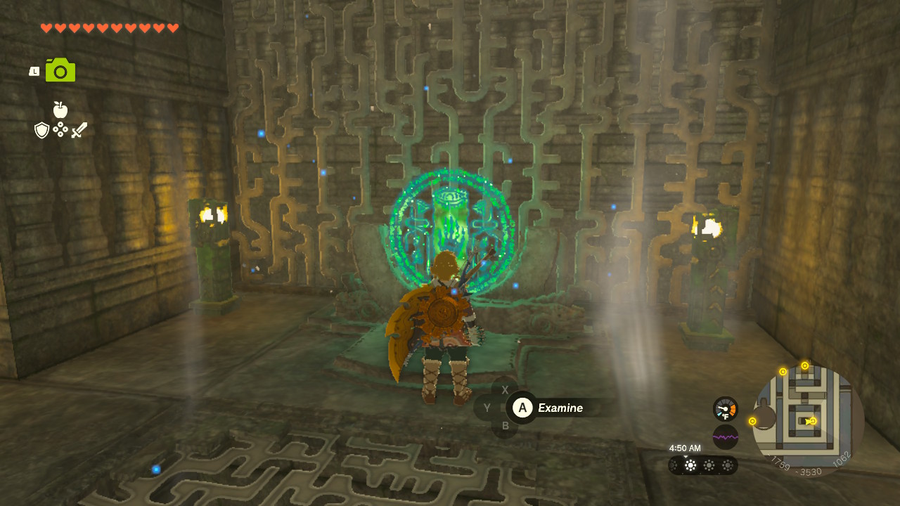 Link stands at a terminal