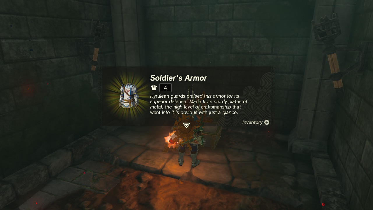 Finding the soldier’s armor in Zelda: TOTK
