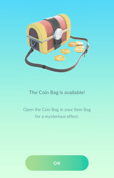 A picture of a leather trunk that resembles a treasure chest in Pokémon Go