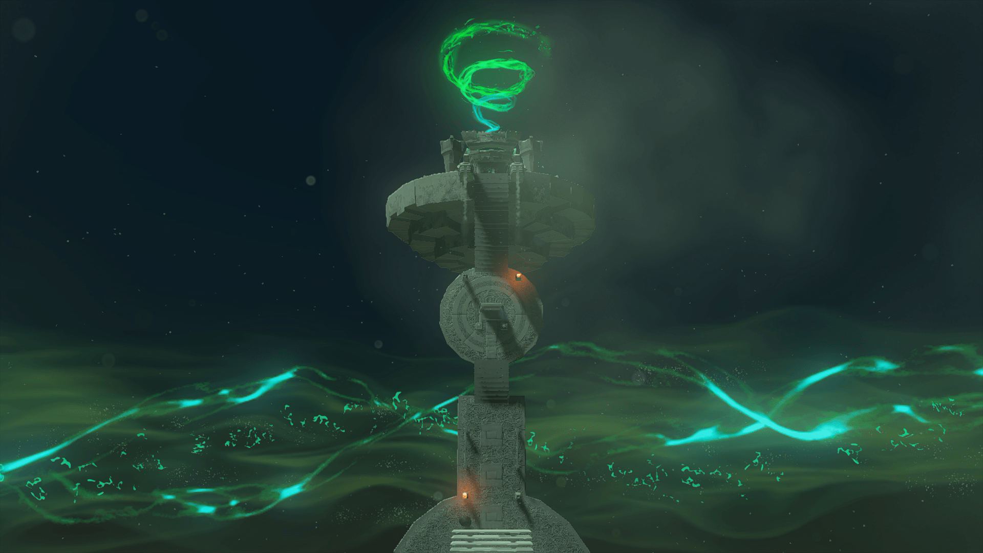 The shrine shifts so it’s not accessible without a launcher