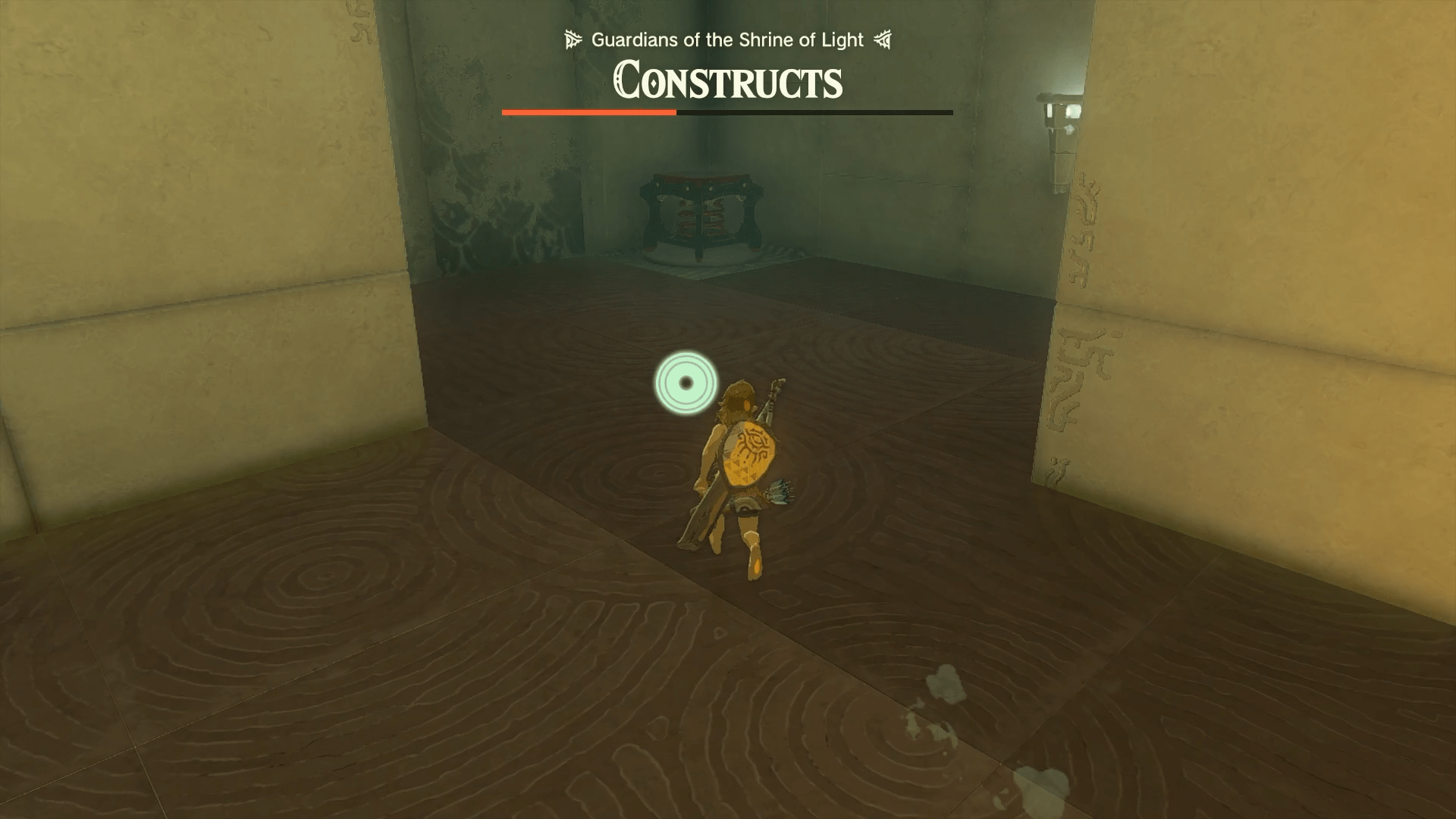 Spring located in the corner of the bottom floor in the Jojon Shrine in The Legend of Zelda: Tears of the Kingdom.