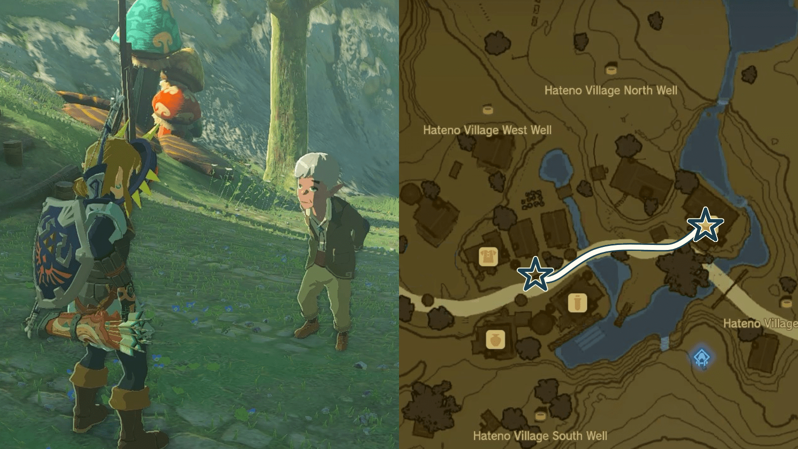 Leok path during the Team Cece or Team Reede side adventure in The Legend of Zelda: Tears of the Kingdom