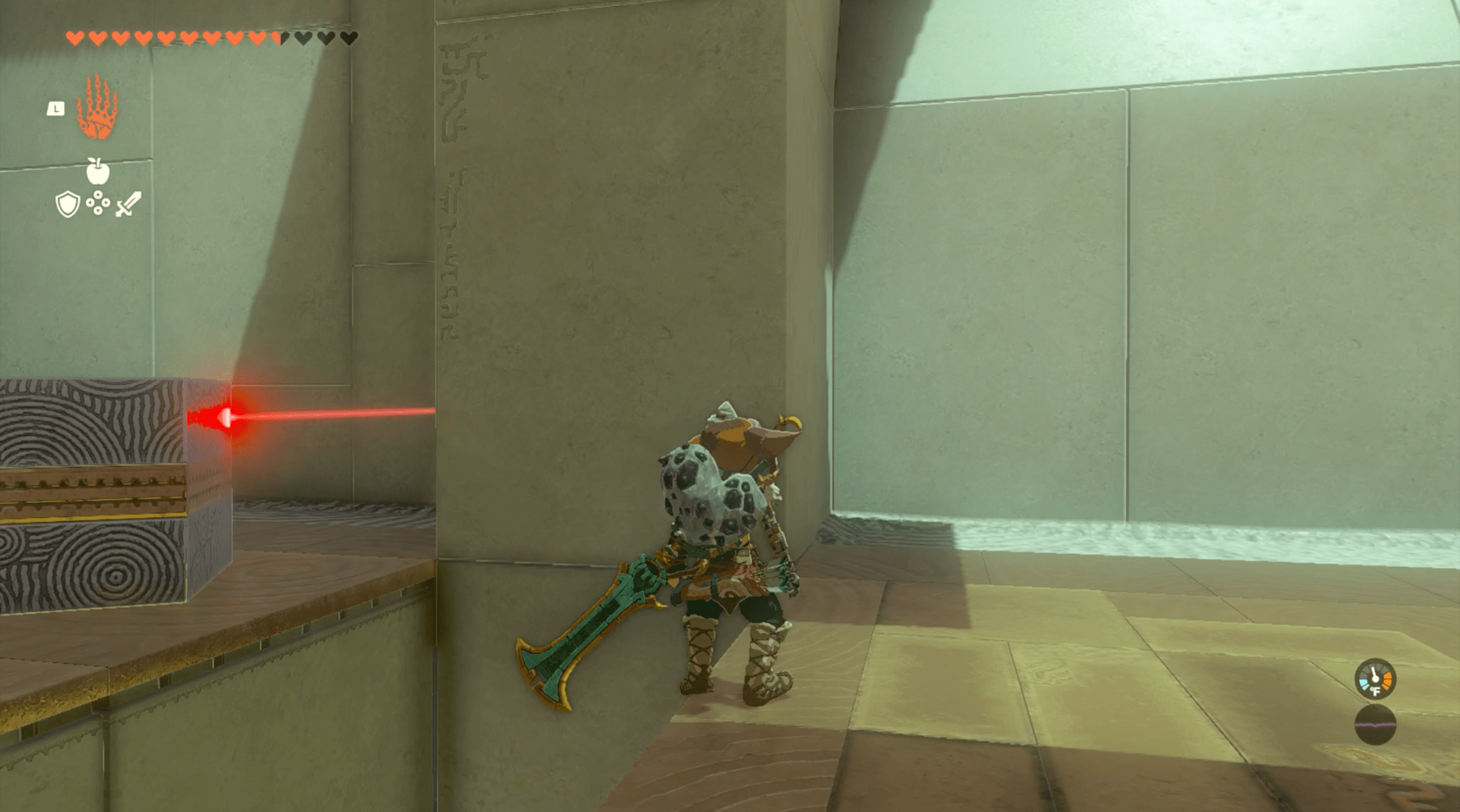 An image of a trap floor in Sahirow Shrine in The Legend of Zelda: Tears of the Kingdom.