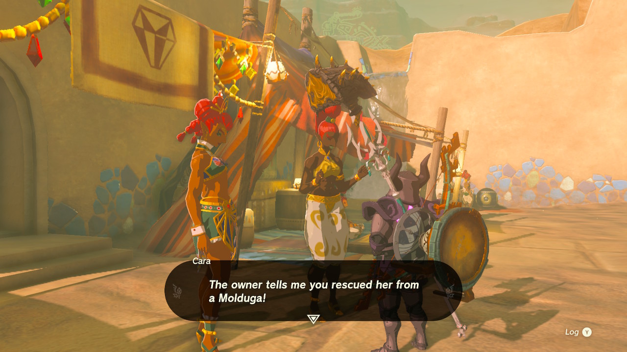 Cara is happy about Isha’s return thanks to Link in Zelda: Tears of the Kingdom
