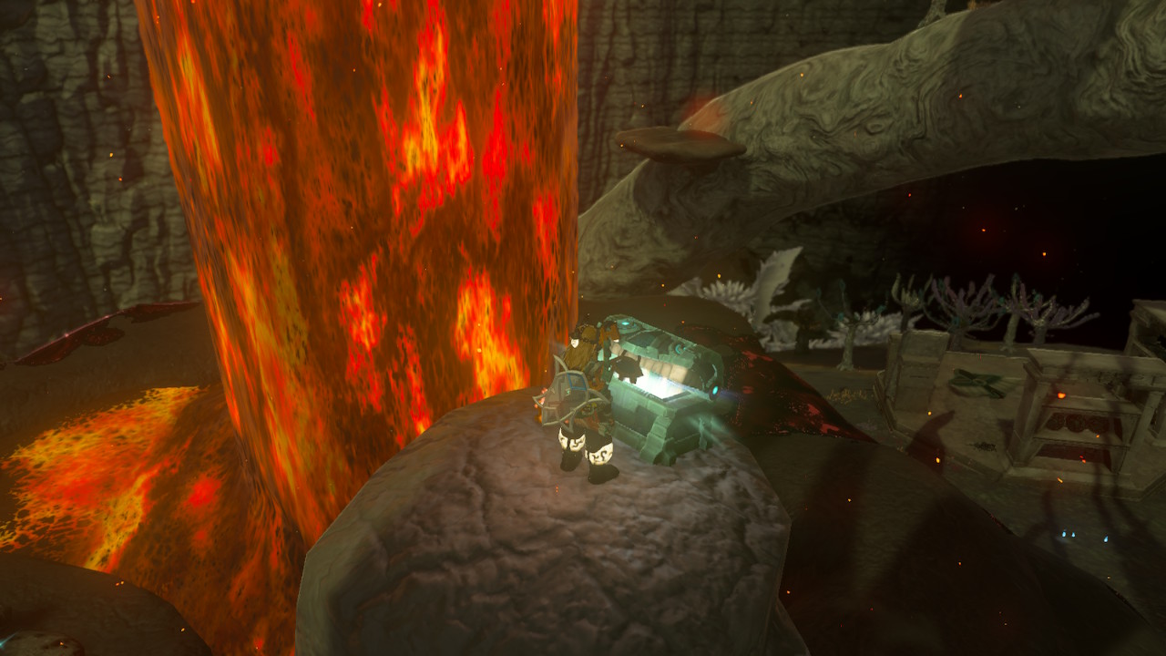 Link opens the Cap of Time chest in Zelda: Tears of the Kingdom