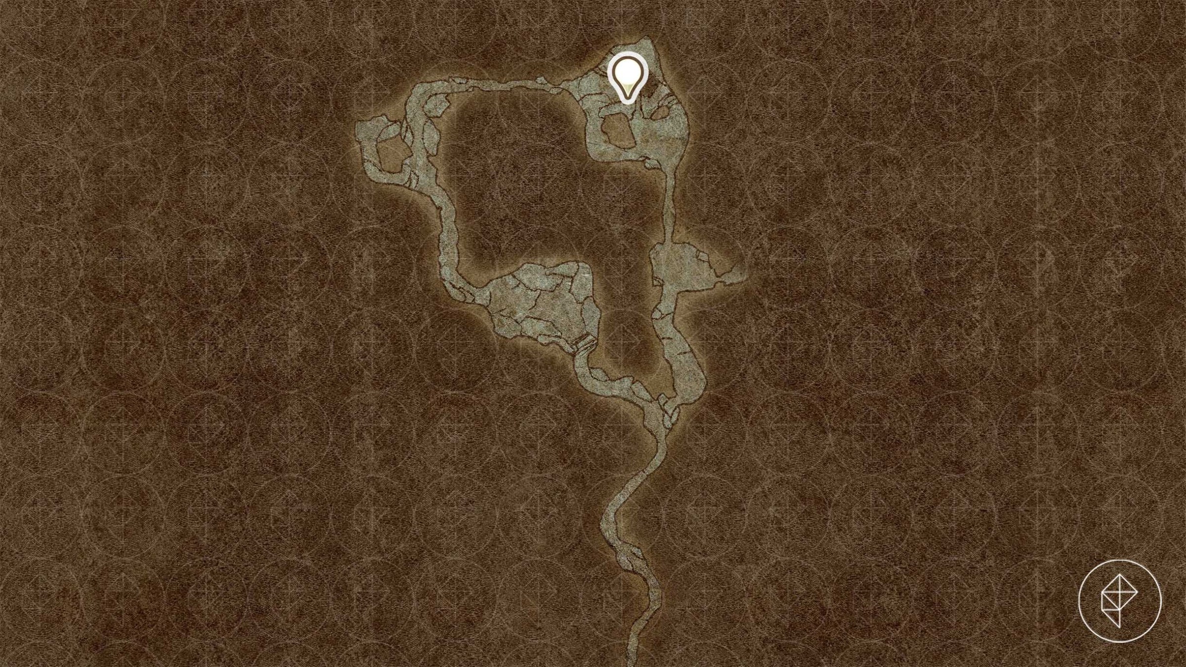 A map shows the location of the archistaff in Trevo Mine to unlock the Sorcerer vocation in Dragon’s Dogma 2.