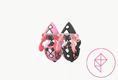 Tapu Lele with its shiny form. When shiny, its hair turns lighter pink and its shell turns black.