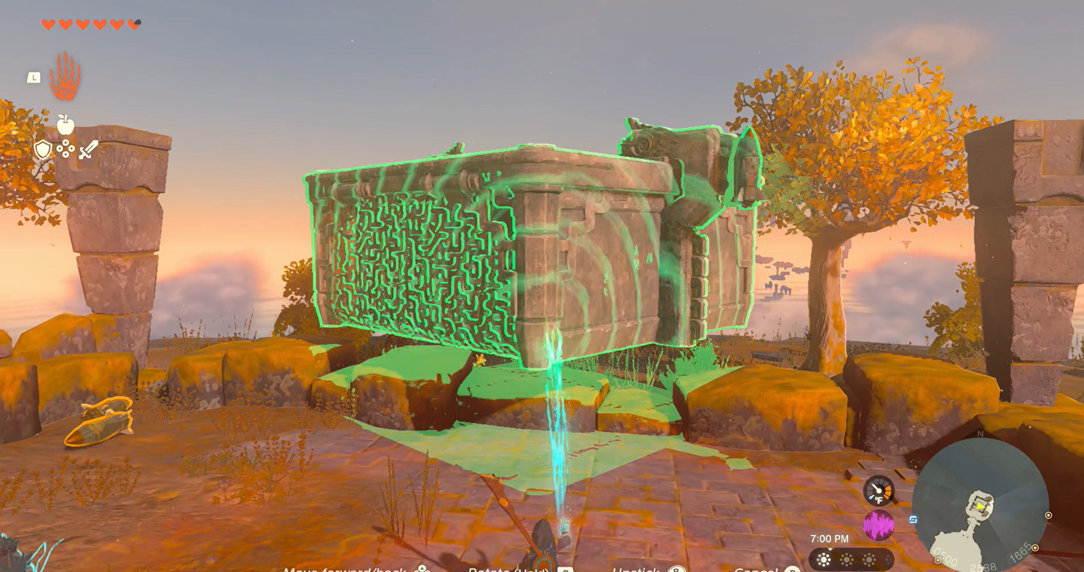 Moving a floating platform in Zelda: Tears of the Kingdom