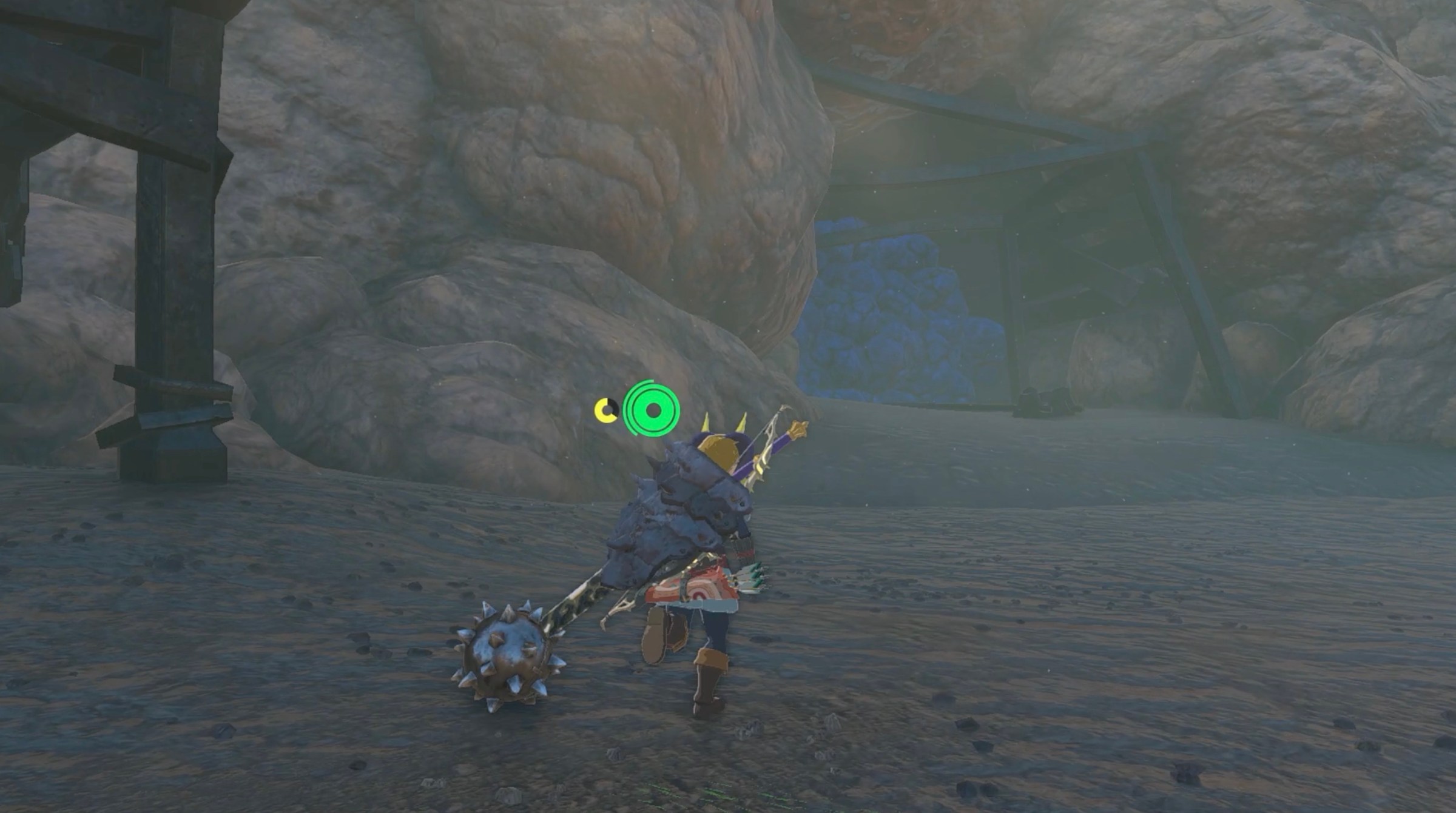 Link runs into the Death Mountain East Tunnel from the Momosik Shrine in Zelda: Tears of the Kingdom