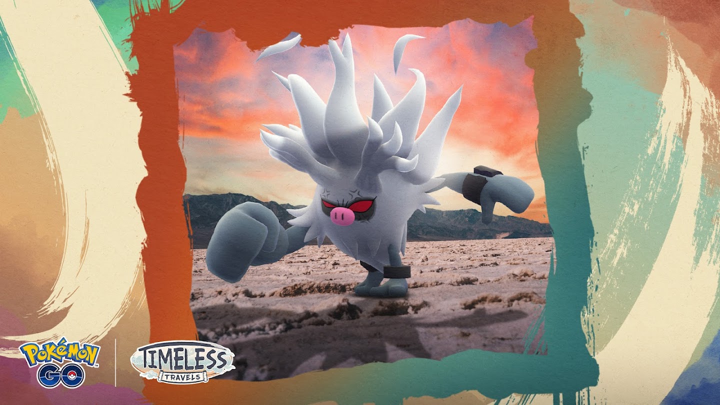 Annihilape throwing a punch in Pokémon Go