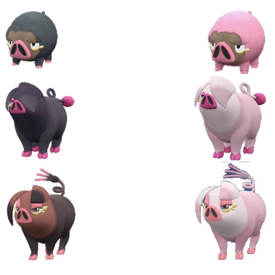 Lechonk and evolution Oinkologne’s shiny versions in Pokémon Go