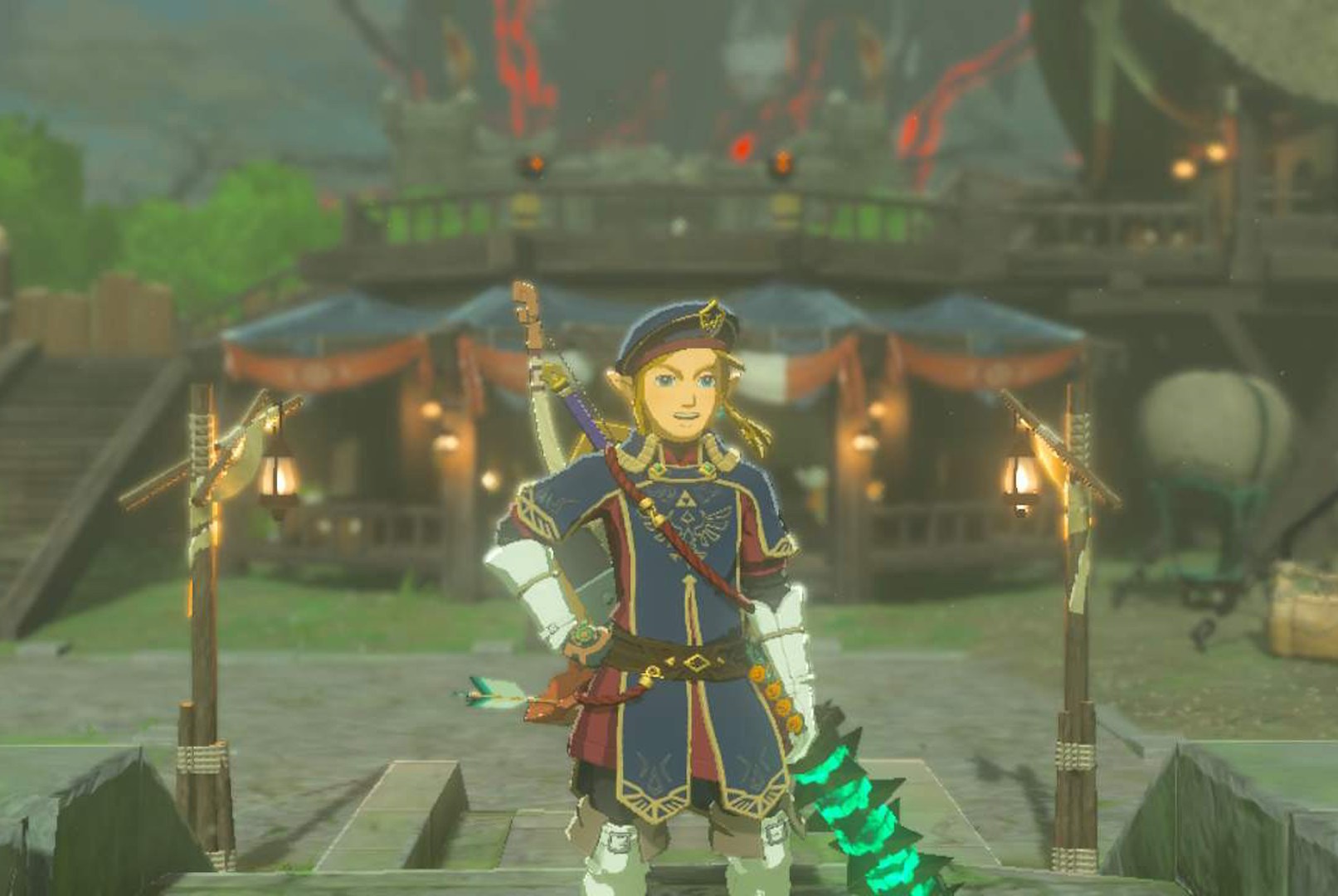 Link wears the Royal Guard Armor set in Zelda Tears of the Kingdom.