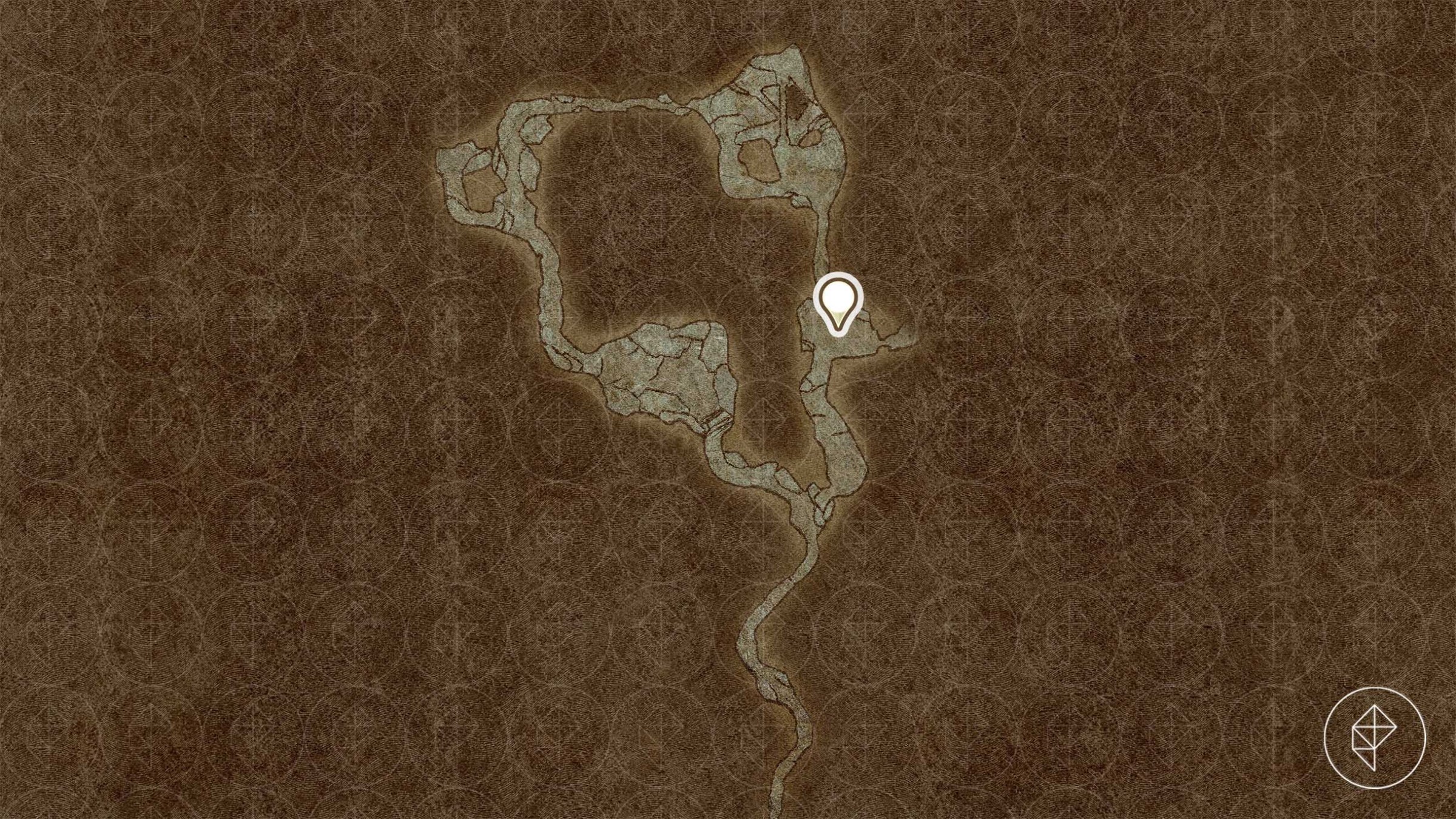 A map shows the location of the greatsword in Trevo Mine to unlock the Warrior vocation in Dragon’s Dogma 2.