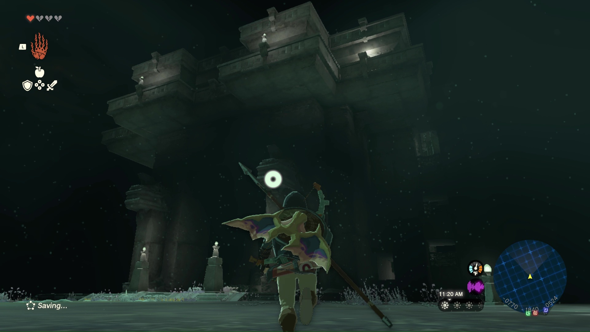 Link running toward the Great Abandoned Central Mine in The Legend of Zelda: Tears of the Kingdom