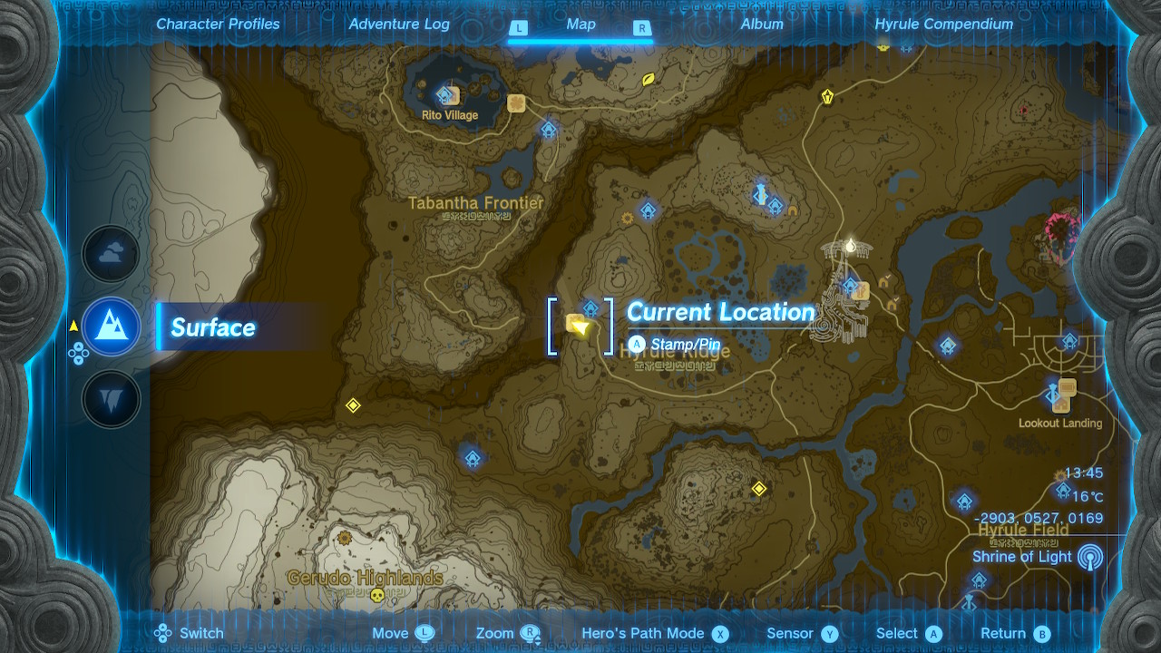 Map showing where to start White Goats Gone Missing