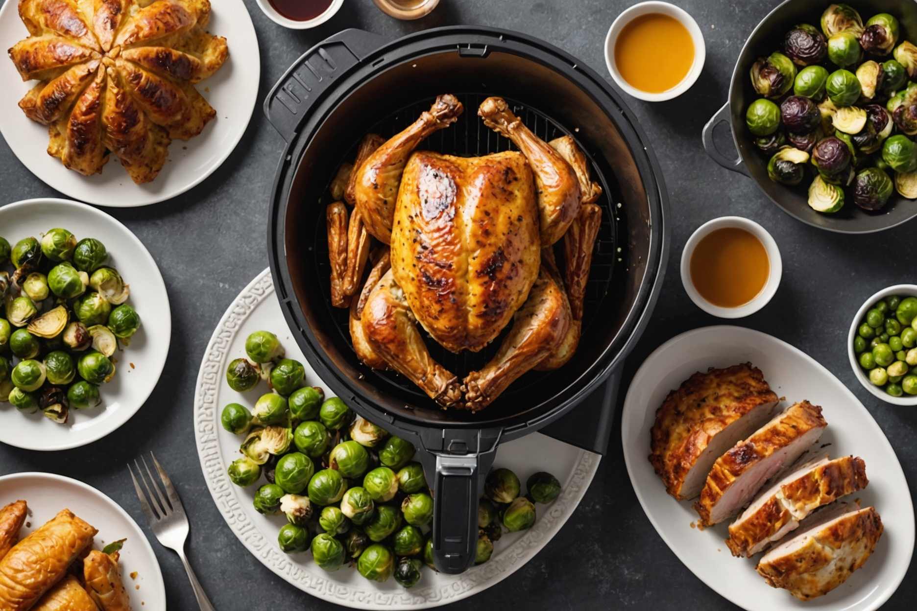 Discover the top 15 delightful Thanksgiving dishes made effortlessly in your air fryer.