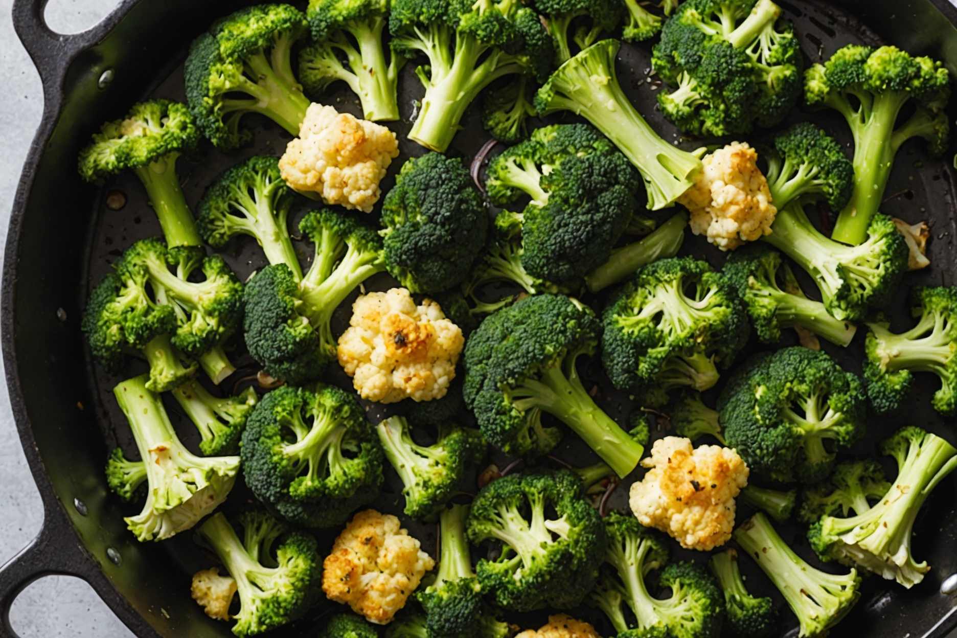 Deliciously crisp, tender broccoli and cauliflower made effortlessly!