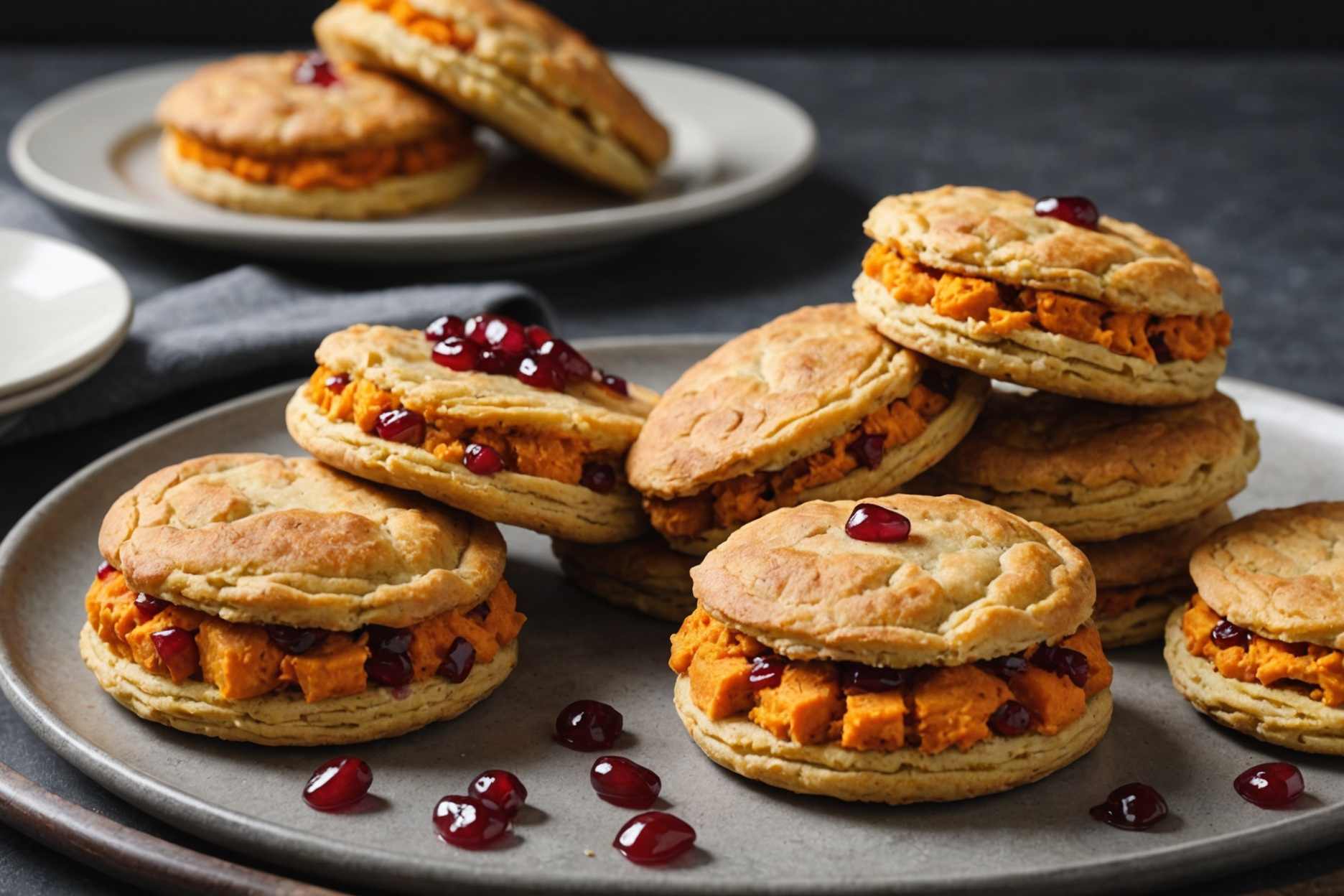 Delicious Sweet Potato Biscuits by Chef John.