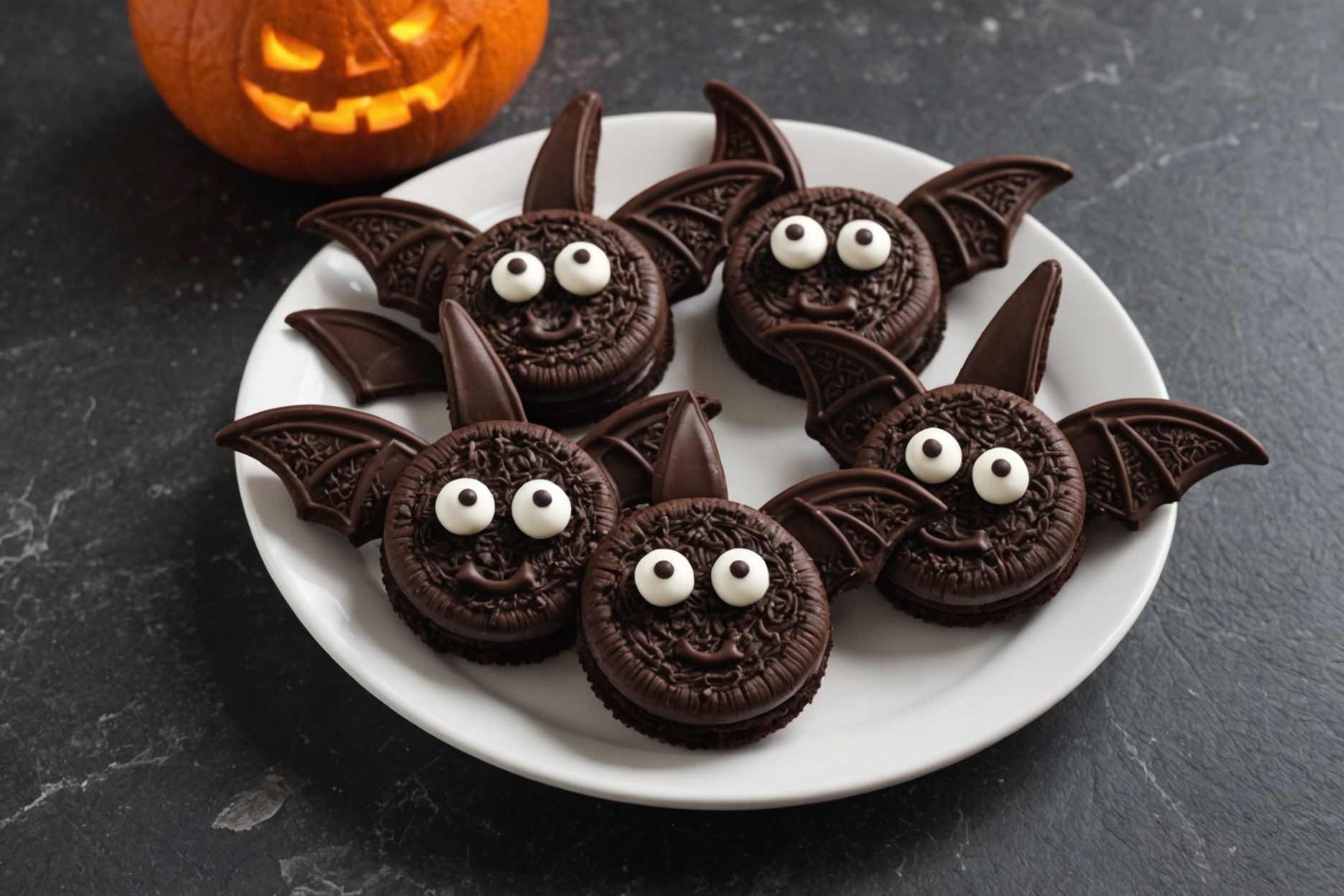 Spooky Oreos for a delightful fright!