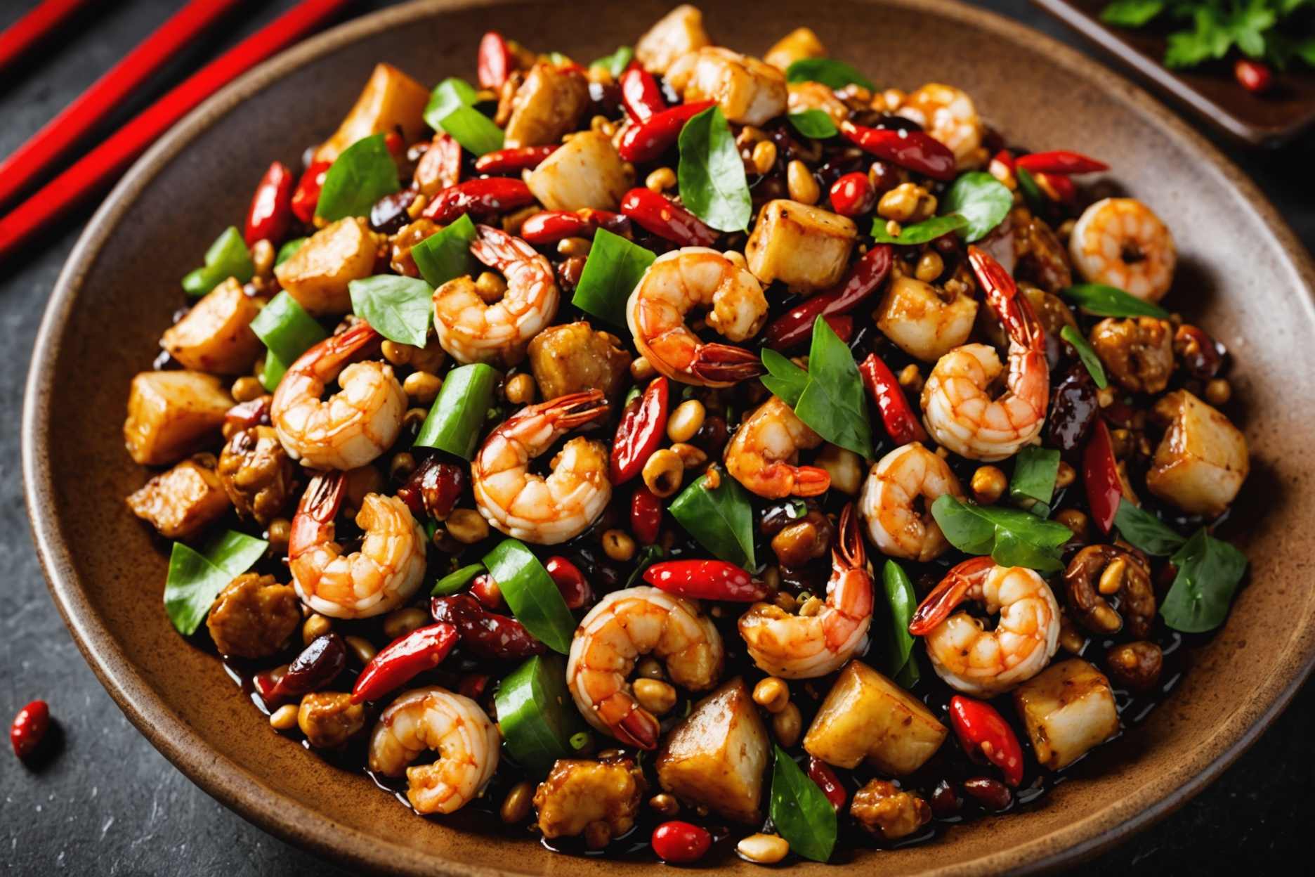 A delightful, spicy twist on the classic Kung Pao dish.