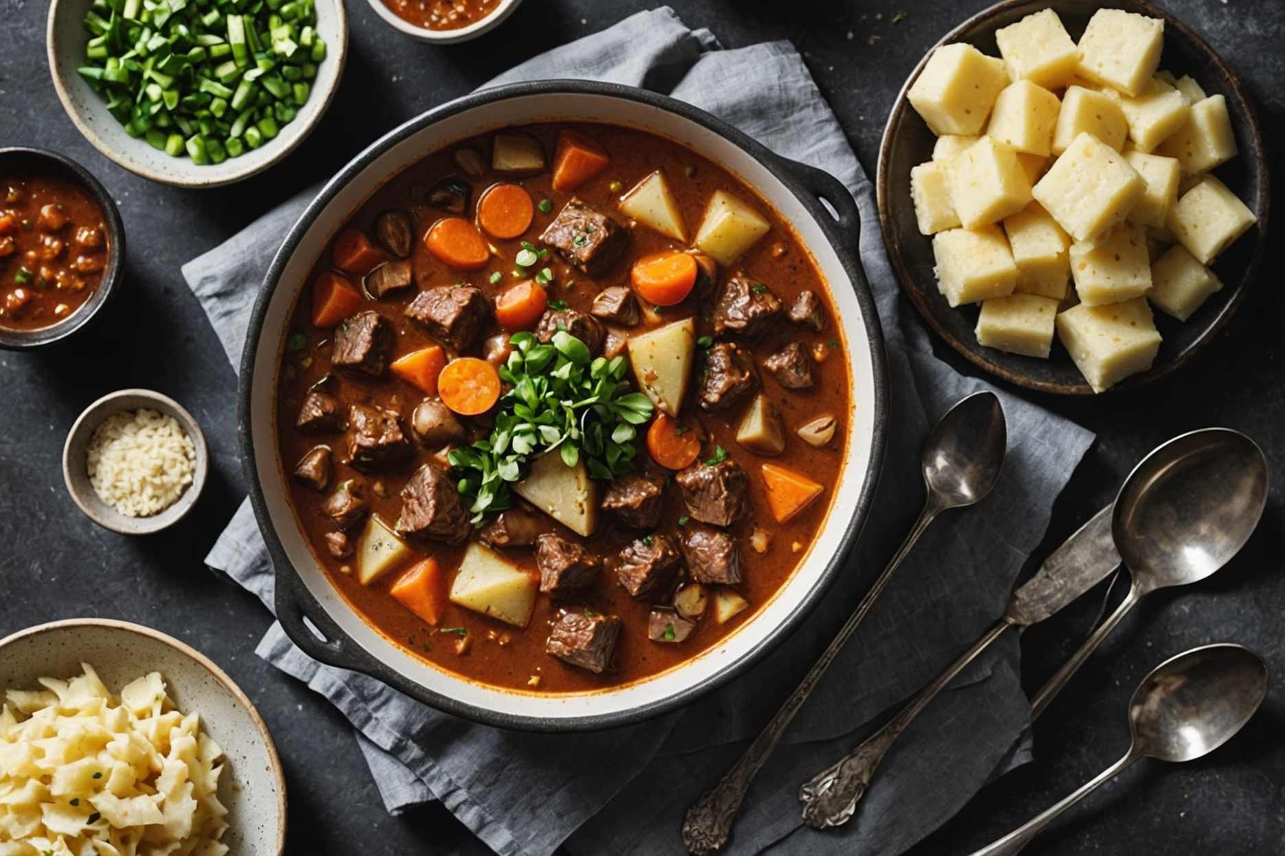 Savor the rich flavors of this delightful beef stew.