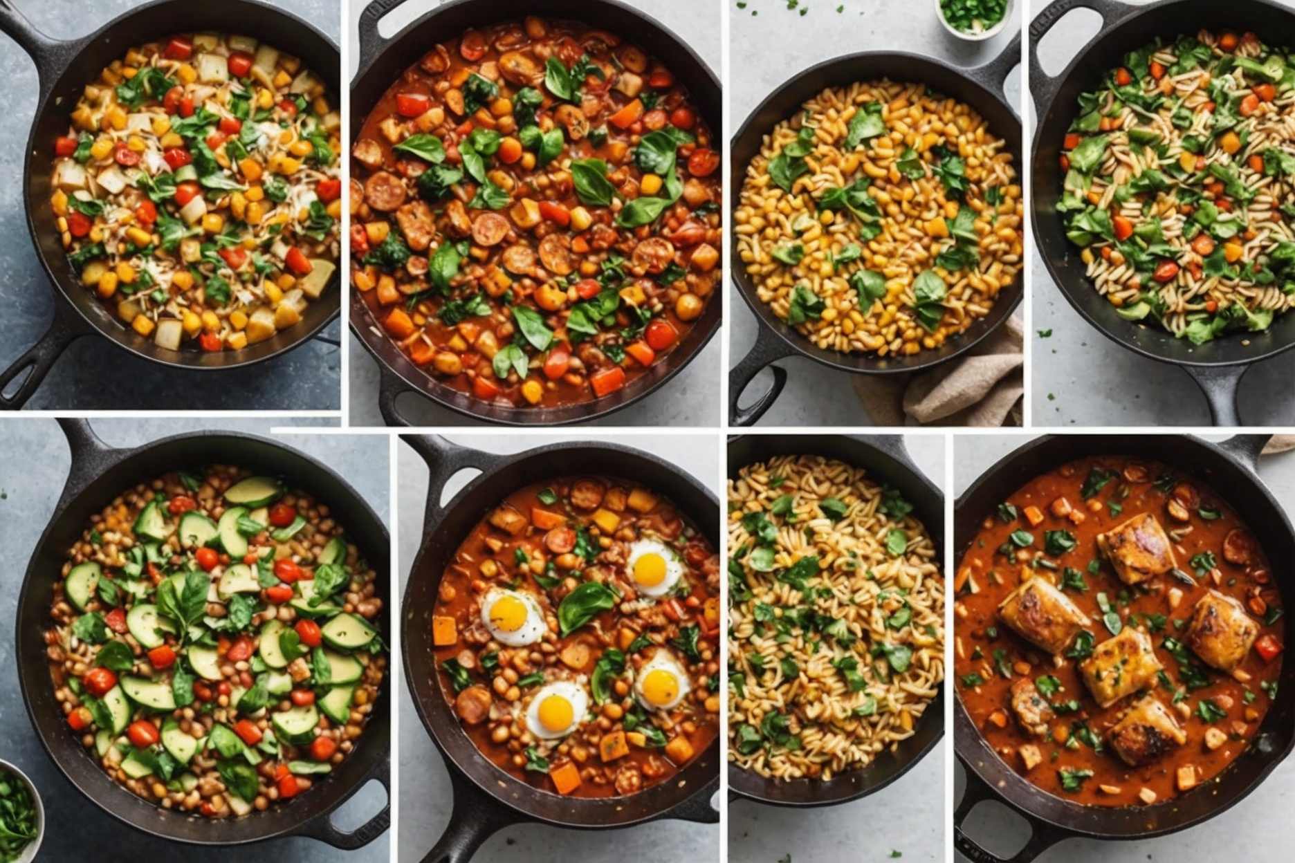 18 Simple One-Pot Dishes Prepared in Under an Hour