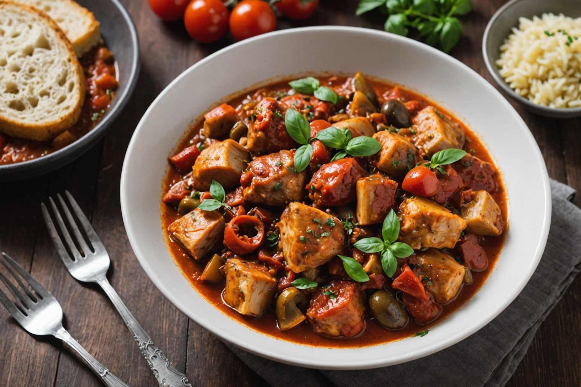 Delicious Chicken Cacciatore made effortlessly in the Instant Pot!