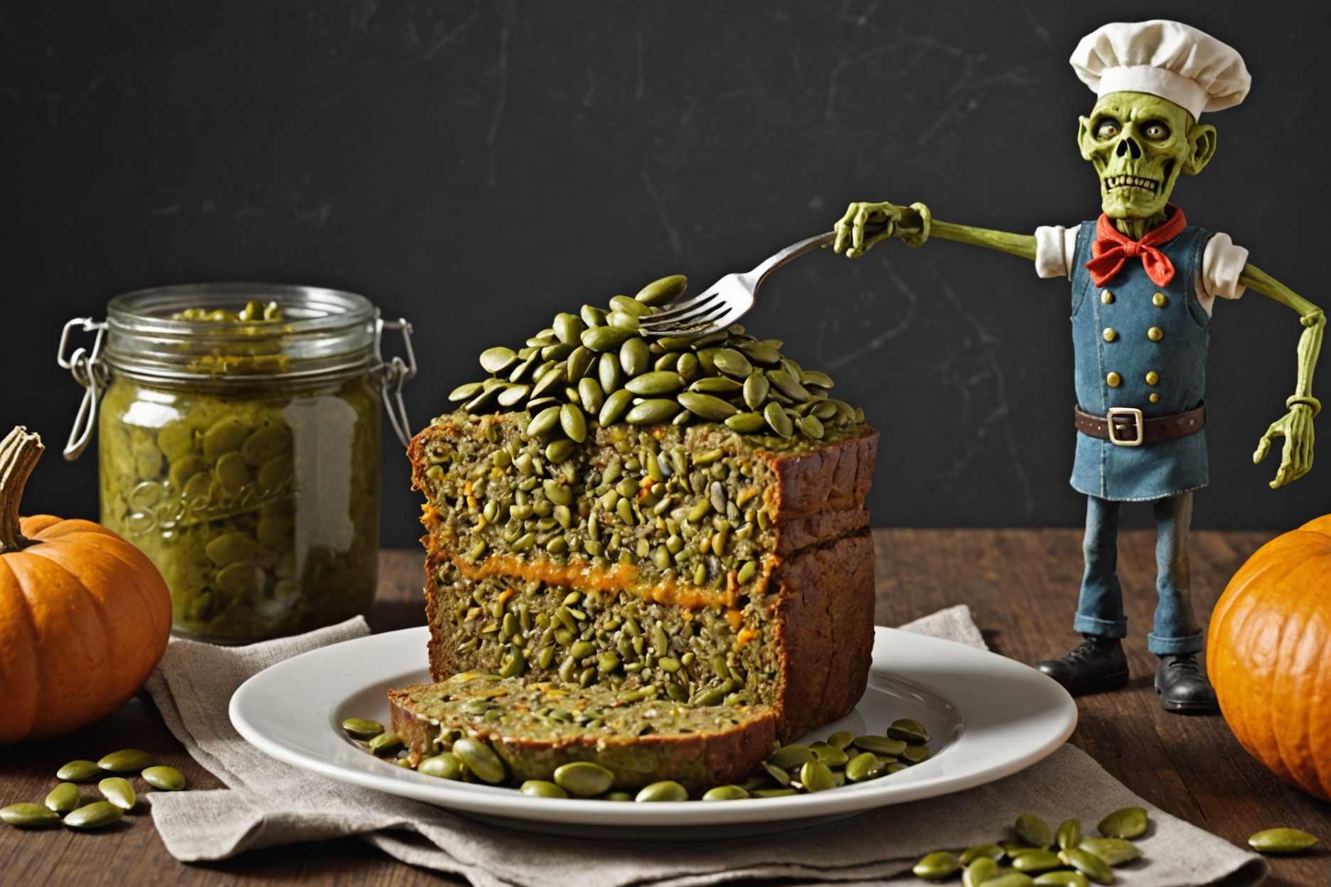 A delicious and nutritious spread made from pumpkin seeds.