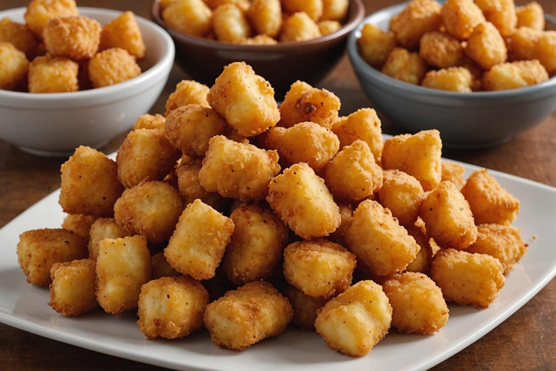 Indulge in authentic fried cheese curds from Wisconsin.