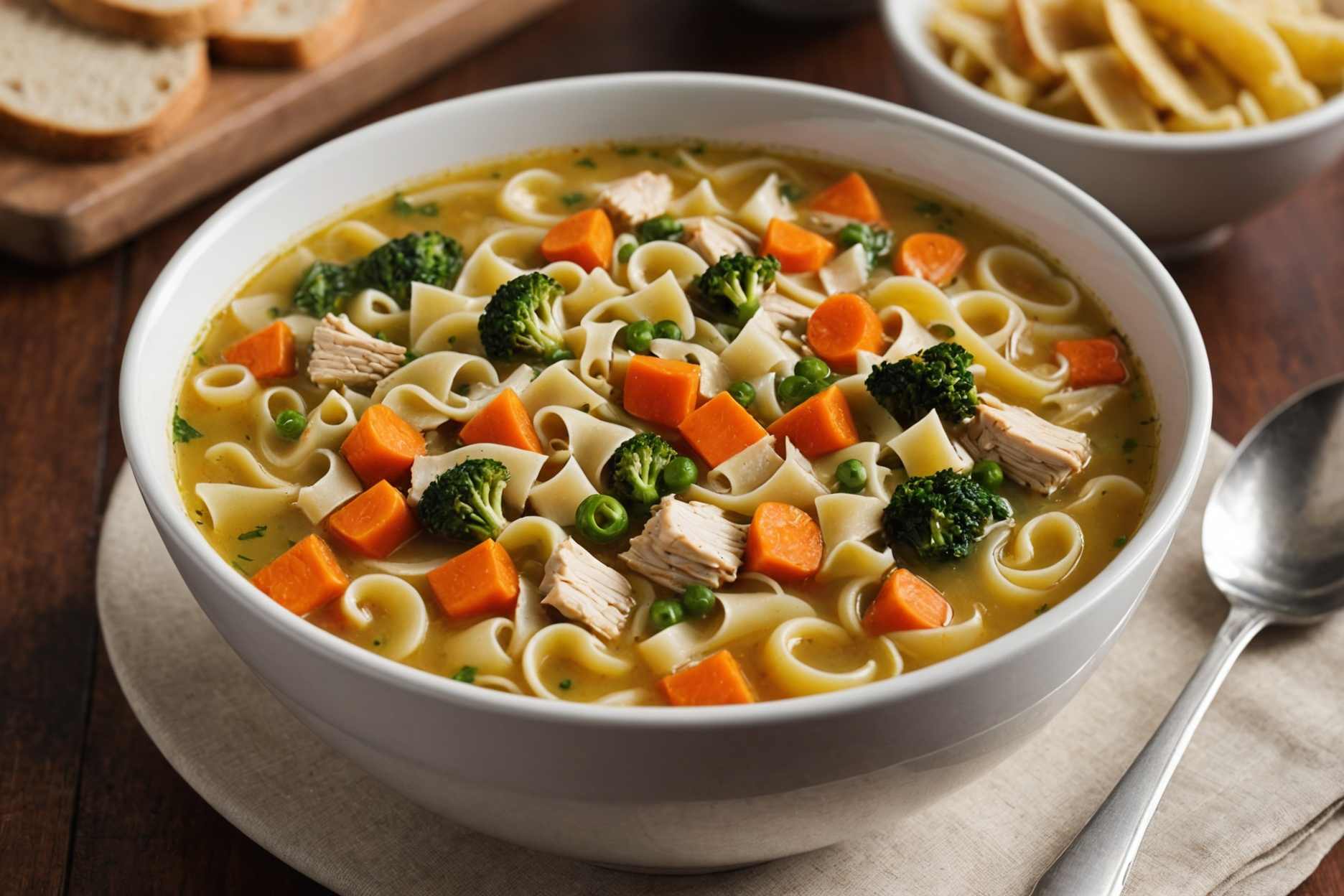 Enjoy the comforting flavors of Missouri's chicken noodle soup.