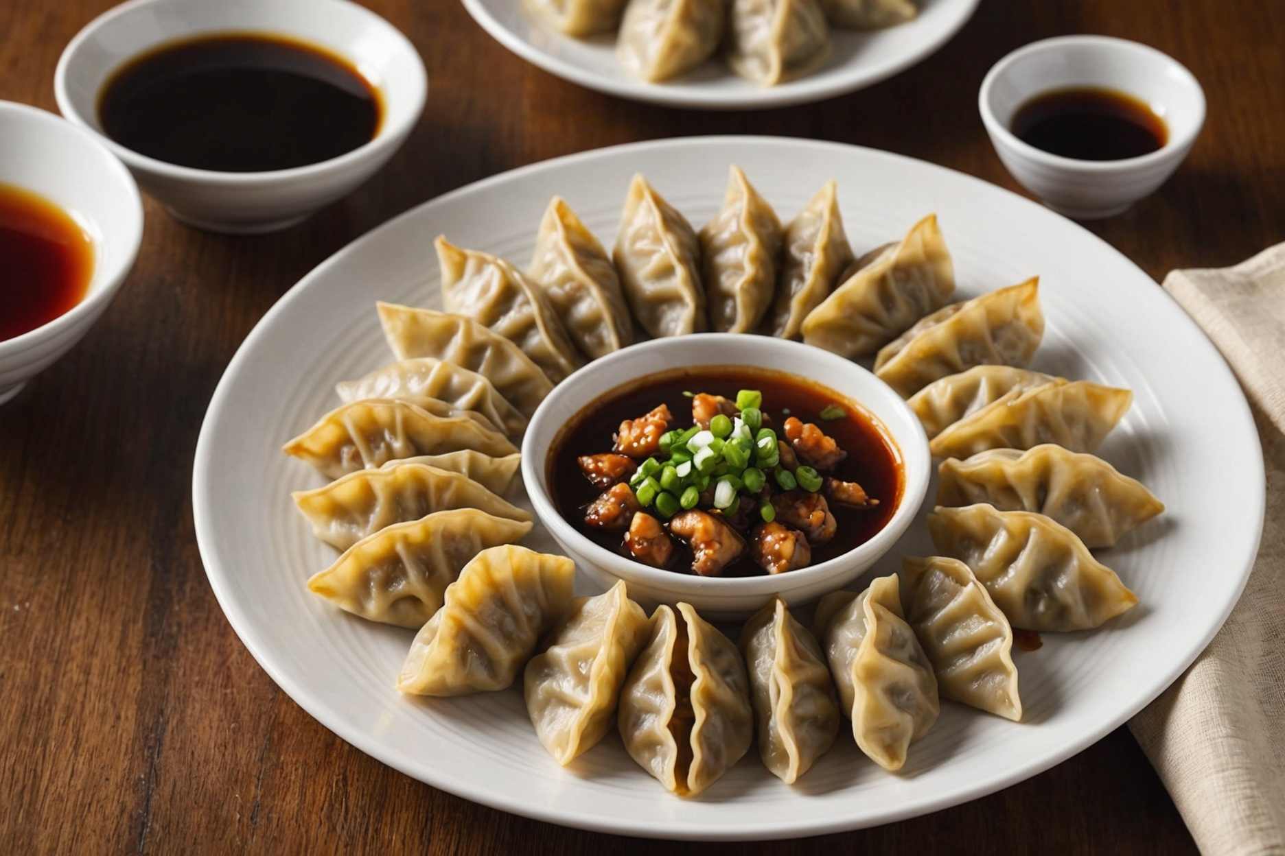 Savor these delightful dumplings with perfect flavors!