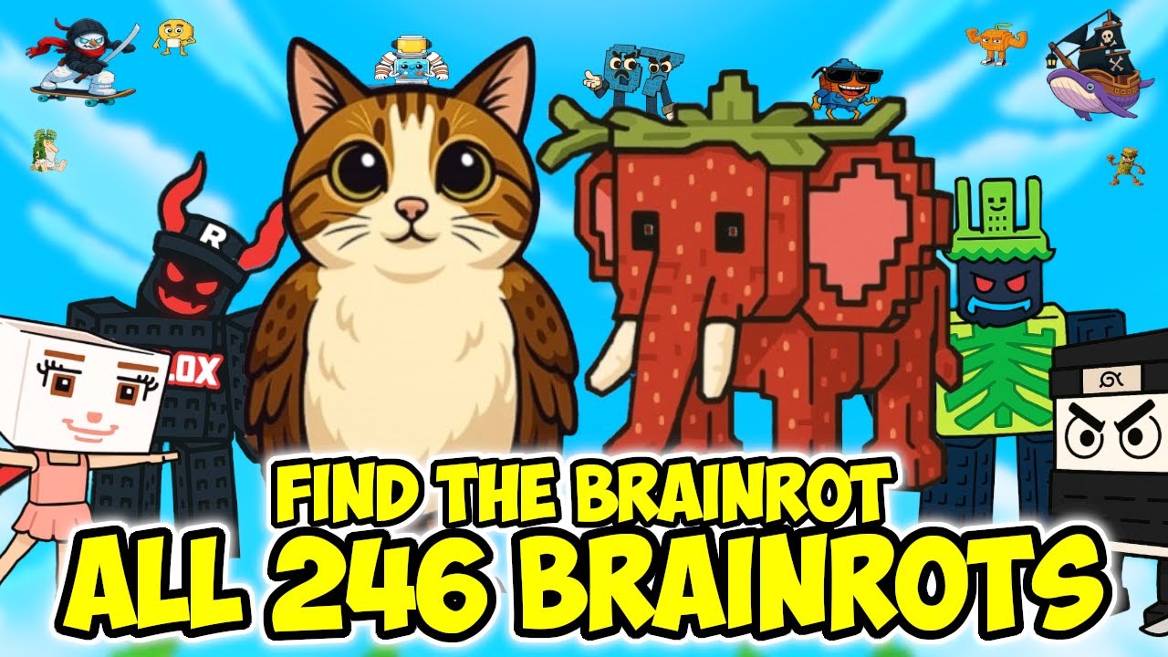 How To GET ALL 215 BRAINROTS In Find The Brainrot! Roblox ...