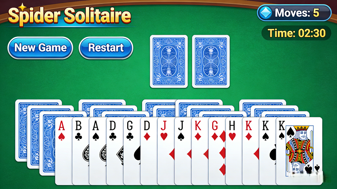 Spider Solitaire Beginner Guide: Rules & Tips - spidersolitairesgame.com