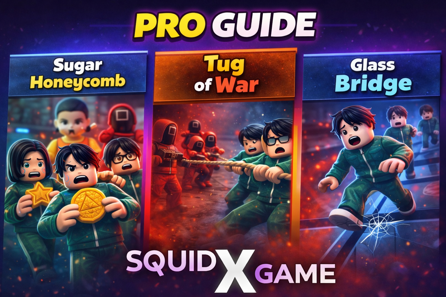 Guía Completa de Juegos de Squid Game X – Desde Luz Roja hasta Combate de Calamar
