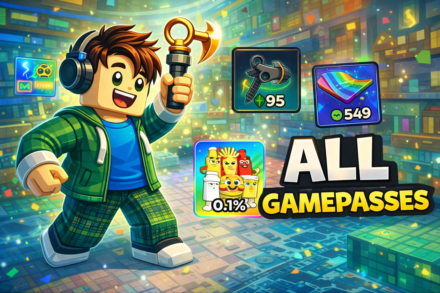 Find the Brainrot의 모든 게임패스와 그 기능